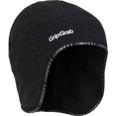 Aviator Windproof Deep Winter Skull Cap - Black