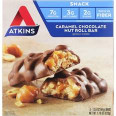 Atkins Caramel Nut Chew Bar 7.76oz 5pcs