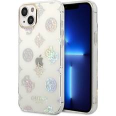 Iphone 14 plus hvid Guess iPhone 14 Plus Cover Peony Glitter Hvid