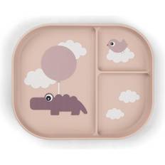 Foodie Compartment Plate Happy Clouds