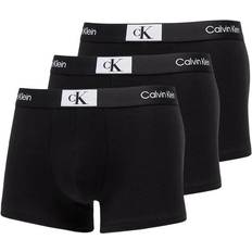 Calvin Klein Cotton Stretch Trunks 3-Pack - Black