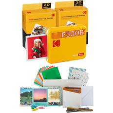 Economico Foto Stampanti Kodak Mini 3 Retro P300RY60 Portable Instant Photo Printer Bundle 3x3 Yellow