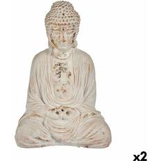 Ibergarden havefigur Buddha Polyesterharpisk 22,5 Dekorationsfigur