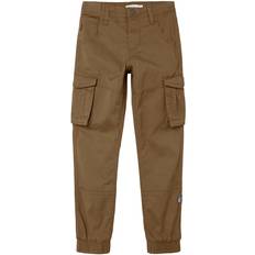 Name It Kid's Regular Fit Cargo Pants - Kangaroo