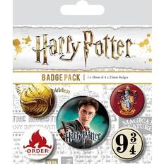 Kostumer Pyramid International Harry Potter Badges Gryffindor 5 stk