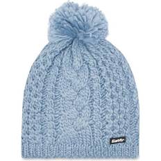 Blu Berretti Eisbär Antonia Cuffia con Pompon - azzurro