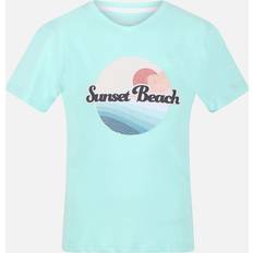 Regatta Bosley V Sunset T-shirt - Aruba Blauw