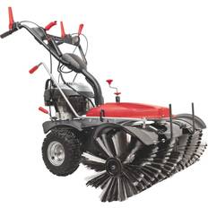 Havemaskiner Scheppach Benzin-Kehrmaschine SC2200PE mit Sammelbehälter & Schneeschild