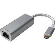 Deltaco USB-C Network Adaptor