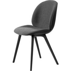 Roulettes Chaises de Cuisine GUBI Beetle Dining Chair Front Upholstered Plastic Base Hallingdal 65 (173) Chaise de Cuisine