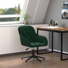 Chaises de bureau vente vidaXL Pivotante Vert Chaise de bureau