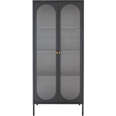 House Nordic Tall Black Vetrina in vetro 80x180cm