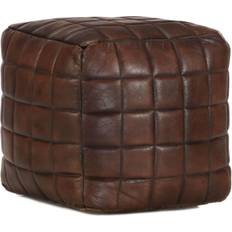 Marrón Pufs vidaXL Pouf Dunkelbraun 40 X Sitzpuff