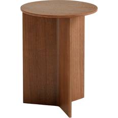 Redonda Mesas de Centro Hay Slit Walnut Mesa de Centro 35cm