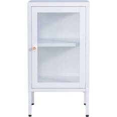 House Nordic Dalby White Glass Cabinet 38x70cm