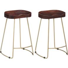 VidaXL Barstoler vidaXL Solid Mango Wood Gavin Bar Stool