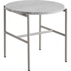 Hay Tables Basses Hay Rebar d'appoint Ø 45 x H 40.5 cm Marbre Gris Fossile Table Basse