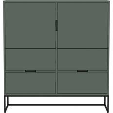 Tenzo Lipp Matt Green Chest of Drawer 118x127cm