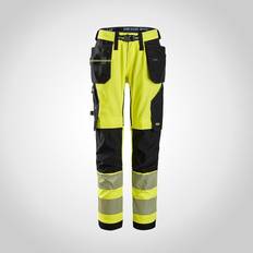 Vannavvisende Arbeidsbukser Snickers Workwear arbejdsbukser 6943 High-vis, sort/gul, 69436604096