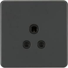 Wall Outlets on sale Knightsbridge Screwless 5A Unswitched Socket Anthracite