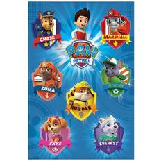 Paw Patrol Kinderkamers Paw Patrol Crests Poster 61 x 91.5 cm