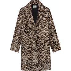 Leather - Men Coats Zadig & Voltaire leopard-print calf hair coat women Calf Leather/Polyester Neutrals