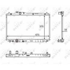 NRF Radiator 58537