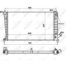 NRF 58349 Kühler, Motorkühlung