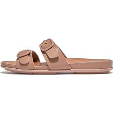 Leather Slippers & Sandals Fitflop Beige Gracie Slides