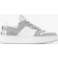 Jimmy Choo 40 Sneakers Jimmy Choo Florent lace-up sneakers women Rubber/Fabric/Calf Leather/Fabric/Sheepskin/Lambskin Silver