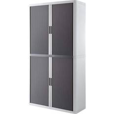 Paperflow Easy Office 2 m 4 hylder Hvid antracit Opbevaringsskab