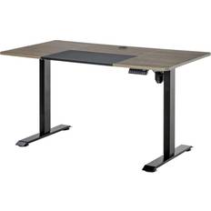 Möbel Vinsetto Elektrischer Natur/Schwarz Schreibtisch 70x140cm