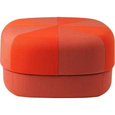Orange Siddepuffer Normann Copenhagen Circus Duo Siddepuf