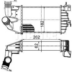 Tratamiento del Aire Mahle ORIGINAL CI 510 000S Intercooler OPEL: Astra H Hatchback, Zafira B, Astra H GTC