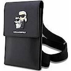 Karl Lagerfeld Halsbandsfodral Saffiano & Choupette Svart