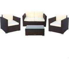 Garden & Outdoor Furniture Aktive Garden furniture Black Cream