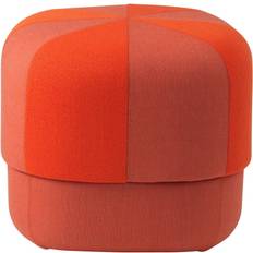 Puf orange Normann Copenhagen Circus Duo Siddepuf