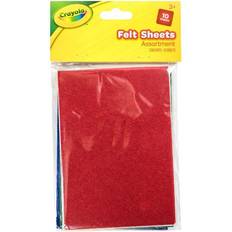 Crayola Paper Crayola Pack of 10 Assorted Felt Sheets