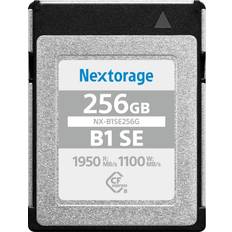 Nextorage Japan CFexpress Speicherkarte für DSLR-Kameras, 256 GB, Typ B, max. Lesegeschwindigkeit 1950 MB/s, max. Schreibgeschwindigkeit 1100 MB/s B1 SE-Serie