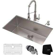 Kitchen Sinks Kraus KHU100-32-1610-53 Standart PRO Undermount Single Basin