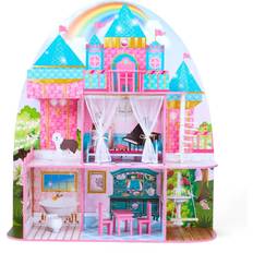 Wooden Toys Dolls & Doll Houses Olivia's Little World Princess 12" Doll House pink