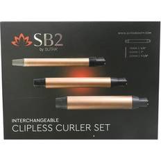 Gold Hair Stylers Sutra beauty SB2 Interchangeable Clipless Curler Set