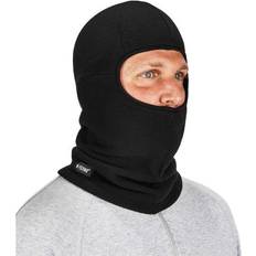 Snowboard Balaclavas Ergodyne N-Ferno 6893Z Zippered Balaclava Face Mask - Black