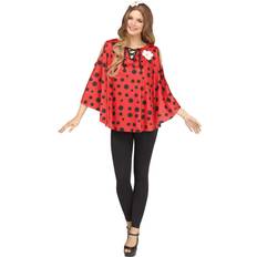 Fun World Ladybug Poncho for Women