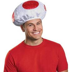 Rot Hüte Disguise Super Mario Bros. Red Mushroom Adult Roleplay Hat