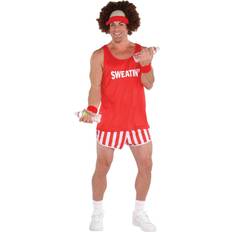 Costumes Amscan 843080 Exercise Instructor Character Costume Kit, Set, Red