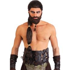 Wigs Fun Costumes King Warrior Wig and Beard Costume Wigs