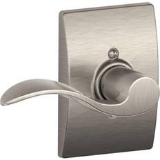 Building Materials Schlage Accent Lever with Century Trim Non-Turning Lock