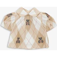 Blouses & Tunics Burberry Baby Beige Thomas Bear Blouse 12M