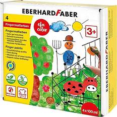 Blau Fingerfarben Eberhard Faber Fingermalfarben 4 Farben a 100ml